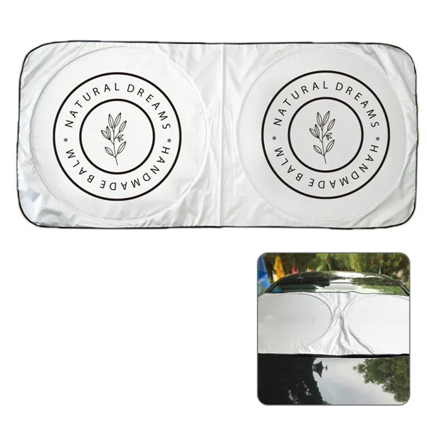 Round Foldable Reflective Sunshade