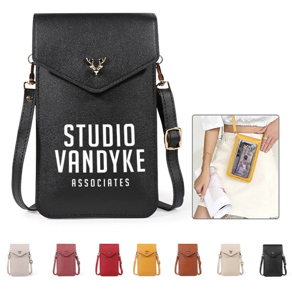 PU Leather Universal Mobile Phone Purse