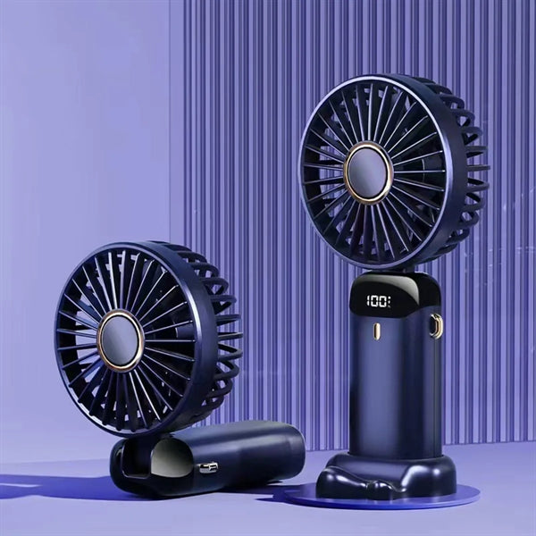Foldable Screen Display Handheld Fan