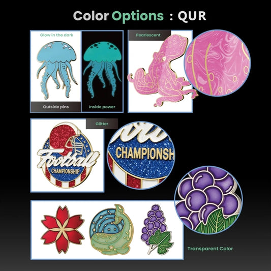 1.5" Soft Enamel Lapel Pins - Economy