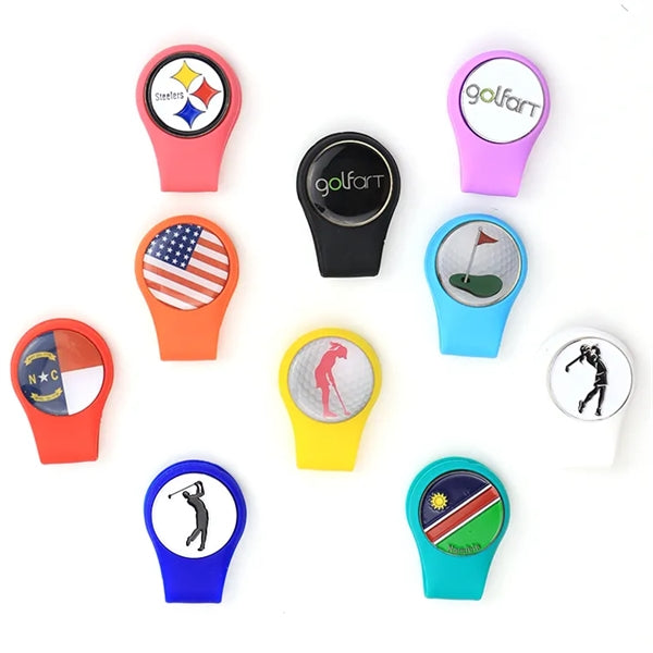 Silicone Golf Hat Clip Marker