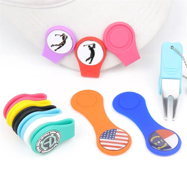 Silicone Golf Hat Clip Marker