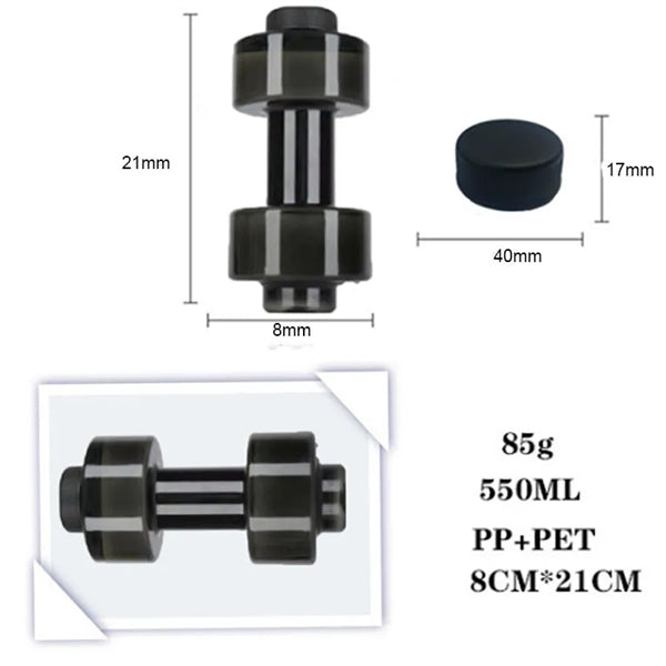 Dumbbell-Shaped Water Bottles