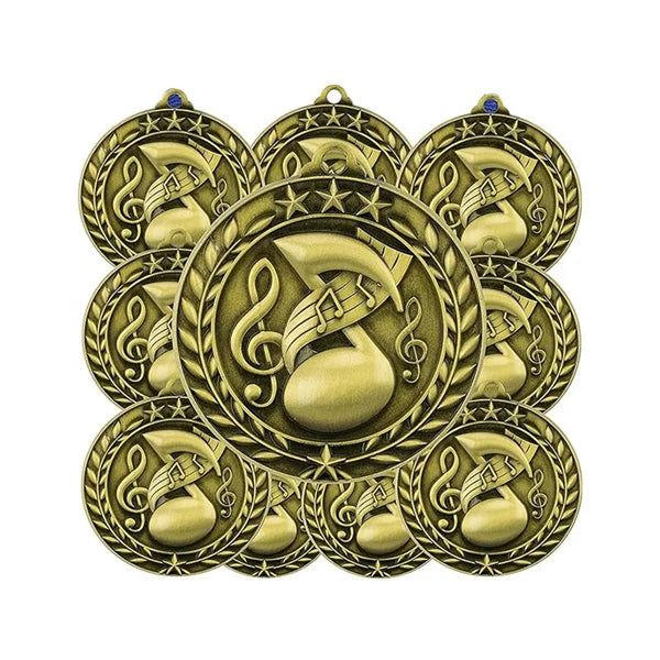 3" Custom Die-Struck Antique Medals