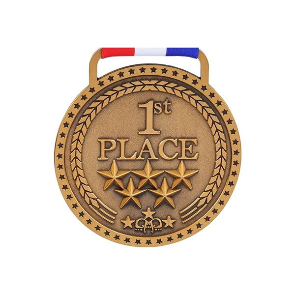 3" Custom Die-Struck Antique Medals
