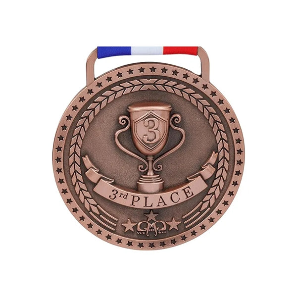 3" Custom Die-Struck Antique Medals