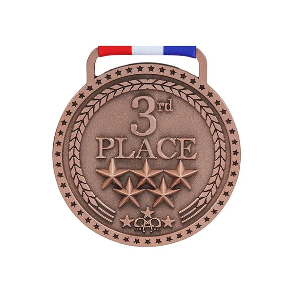 3" Custom Die-Struck Antique Medals
