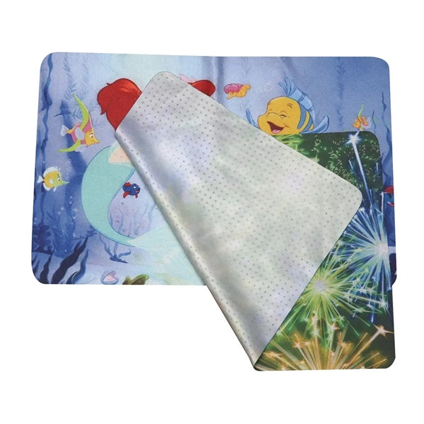 Microfiber Mouse Pad and Cleaning Cloth Combo