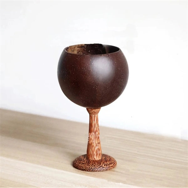 Coconut shell creative wine cup