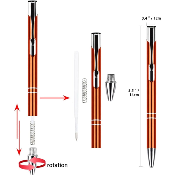 Metal Retractable Gift Writing Pens