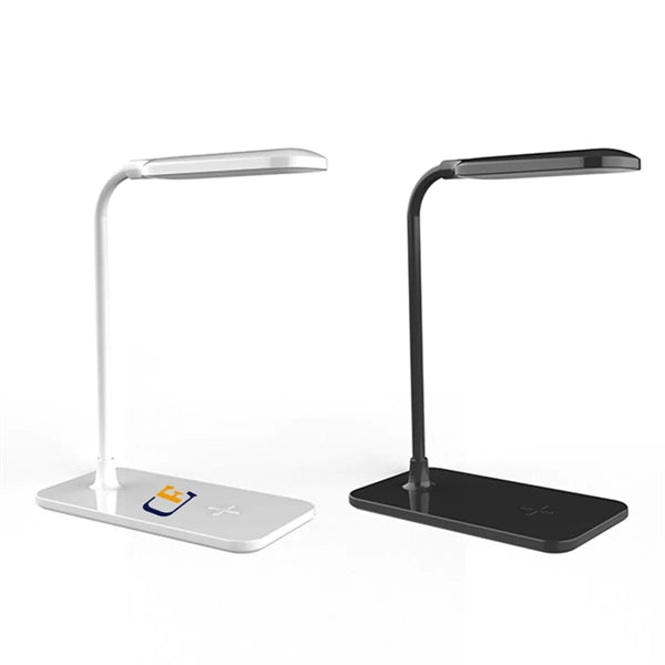 LED Eye-caring Table Lamp with Built-in Wireless Charger