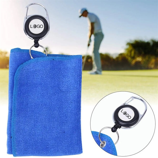 Easy Drawstring Hook Golf Towel