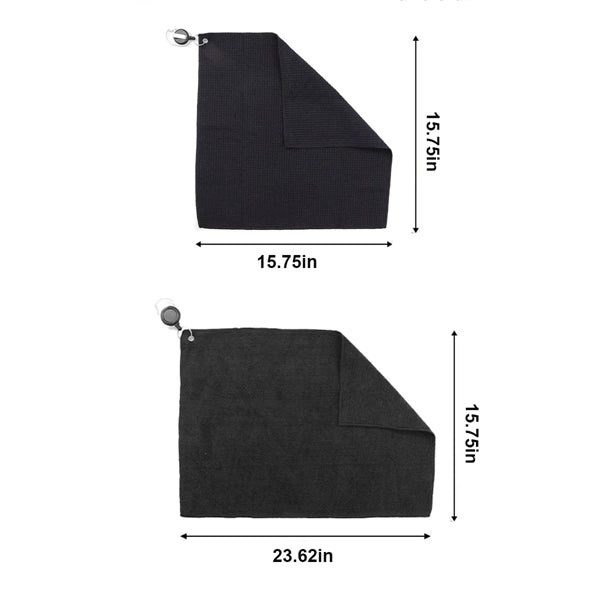 Easy Drawstring Hook Golf Towel