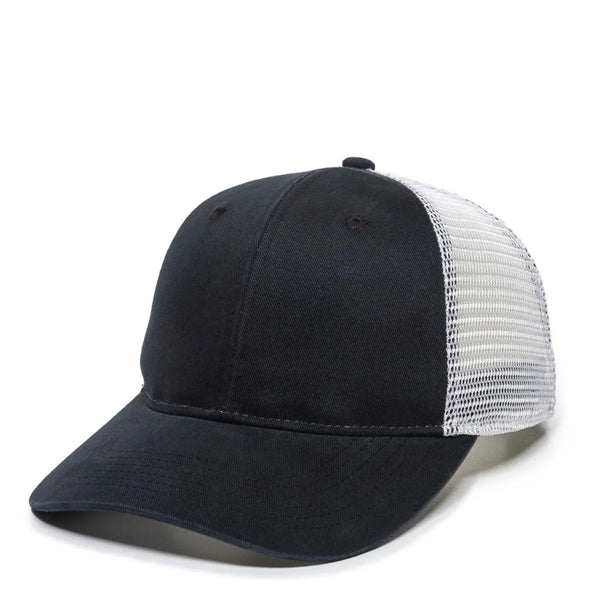 Outdoor Cap Structured Pony Tail Hat with Patch