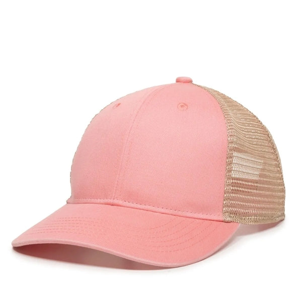 Outdoor Cap Structured Pony Tail Hat with Patch