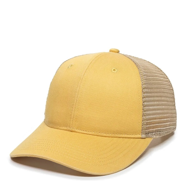 Outdoor Cap Structured Pony Tail Hat with Patch