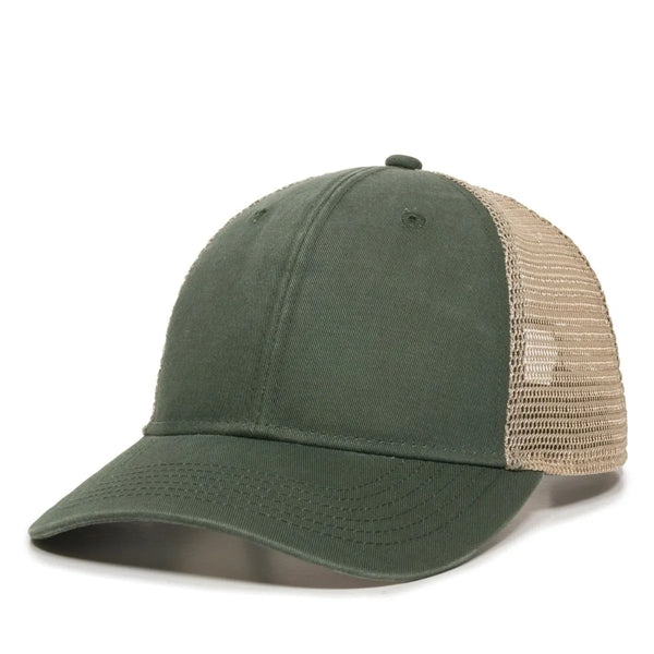 Outdoor Cap Structured Pony Tail Hat with Patch