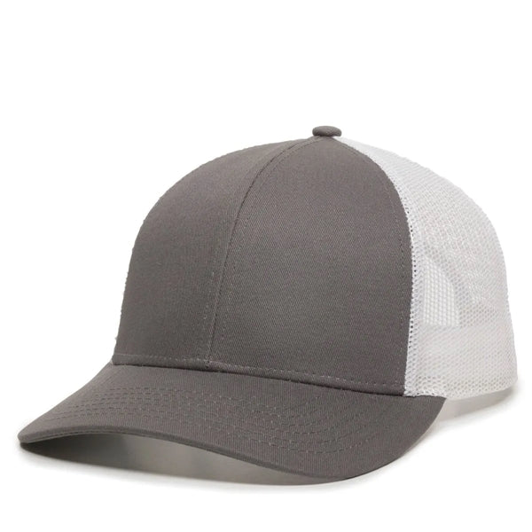 Outdoor Cap Low Profile Structured Trucker Hat with Patch