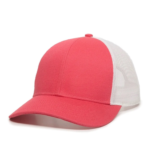 Outdoor Cap Low Profile Structured Trucker Hat with Patch