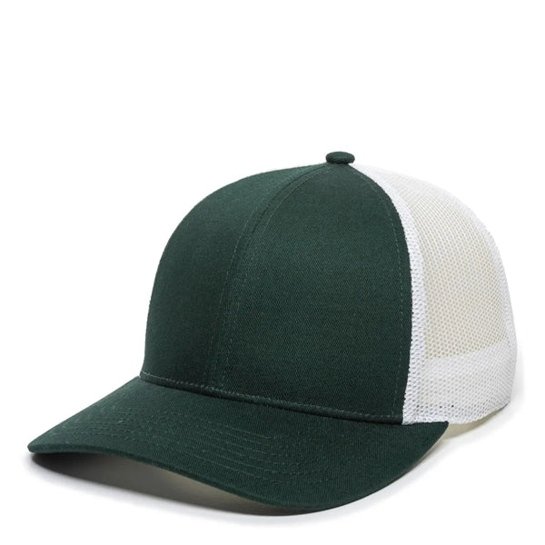 Outdoor Cap Low Profile Structured Trucker Hat with Patch