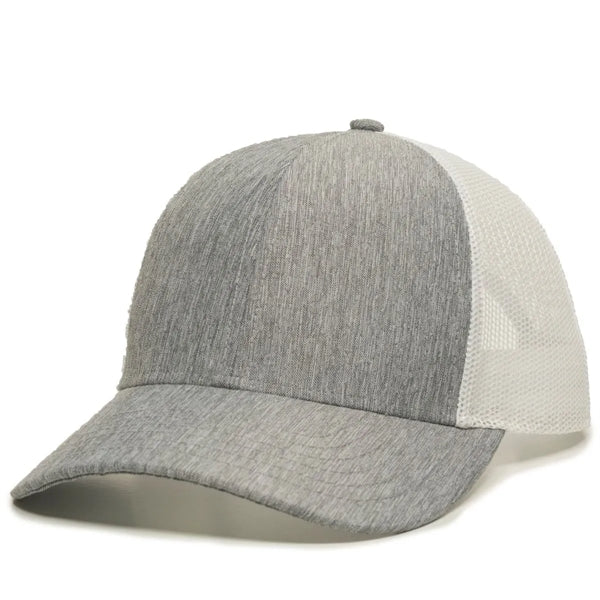 Outdoor Cap Low Profile Structured Trucker Hat with Patch