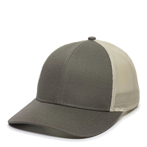 Outdoor Cap Low Profile Structured Trucker Hat with Patch
