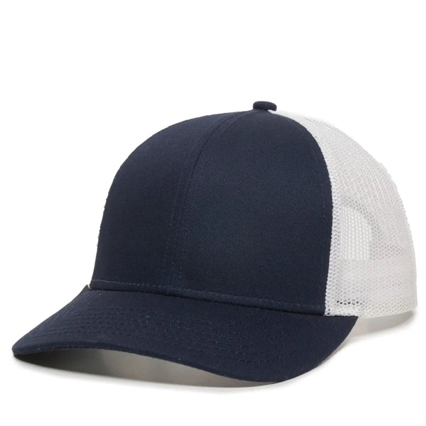 Outdoor Cap Low Profile Structured Trucker Hat with Patch