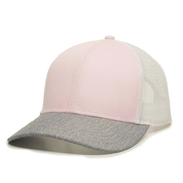 Outdoor Cap Low Profile Structured Trucker Hat with Patch