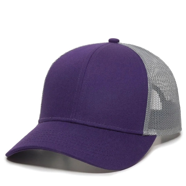 Outdoor Cap Low Profile Structured Trucker Hat with Patch