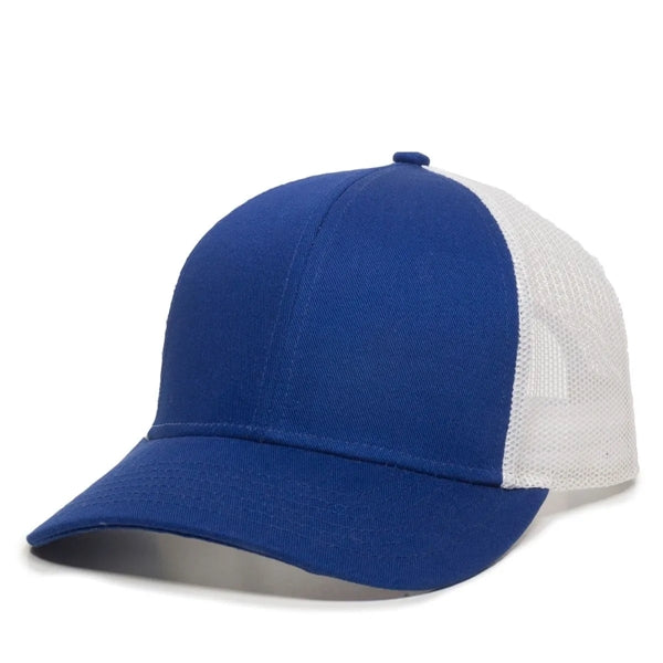 Outdoor Cap Low Profile Structured Trucker Hat with Patch