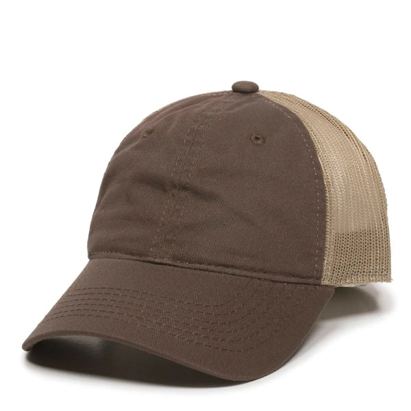 Outdoor Cap Unstructured Cotton Twill Hat with Patch