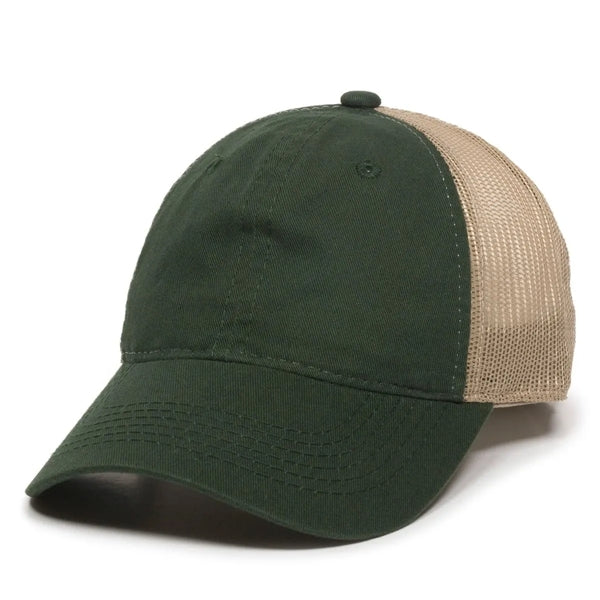 Outdoor Cap Unstructured Cotton Twill Hat with Patch