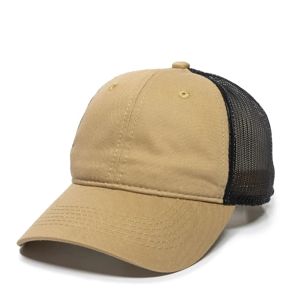Outdoor Cap Unstructured Cotton Twill Hat with Patch