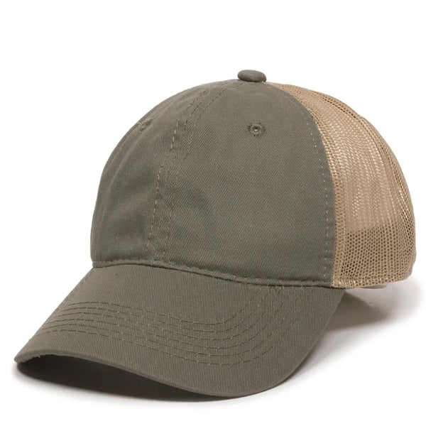 Outdoor Cap Unstructured Cotton Twill Hat with Patch