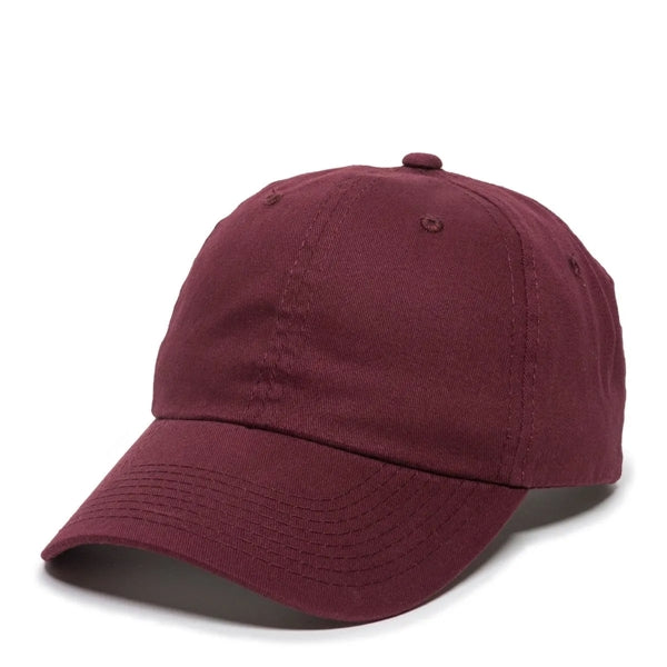 OutdoorCap Unstructured Brushed Twill Solid Back Hat w/Patch