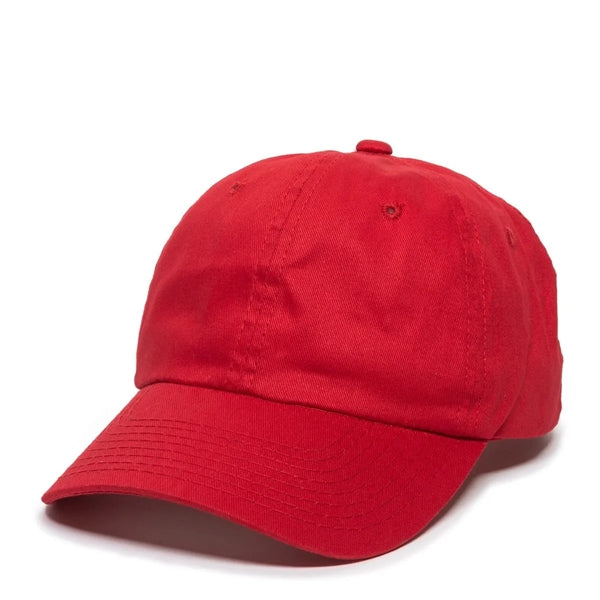 OutdoorCap Unstructured Brushed Twill Solid Back Hat w/Patch