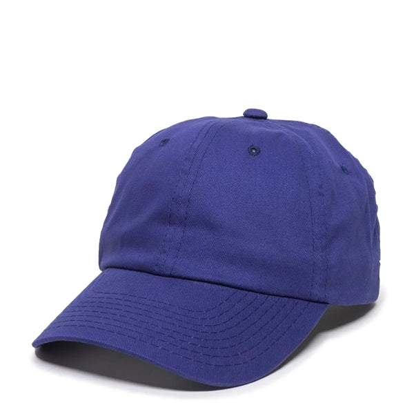 OutdoorCap Unstructured Brushed Twill Solid Back Hat w/Patch