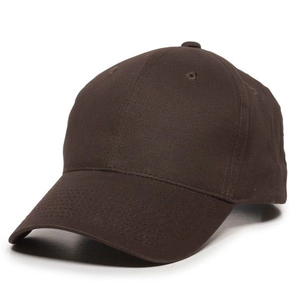 Outdoor Cap Structured Brushed Cotton Twill Hat with Patch