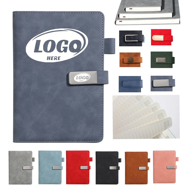 A5 Magnetic Clasp Notebook With Pen Loop