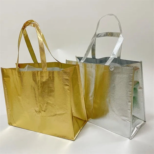 Laminated Metallic Tote Bag