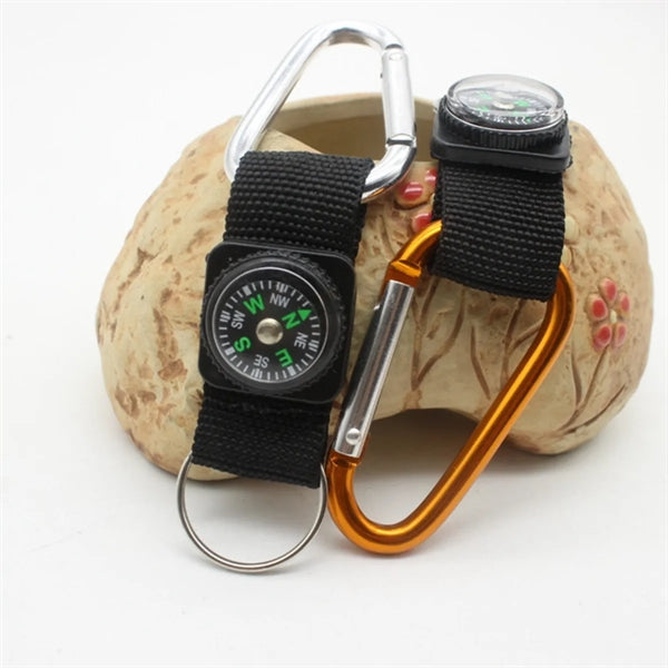 Carabiner with Compass