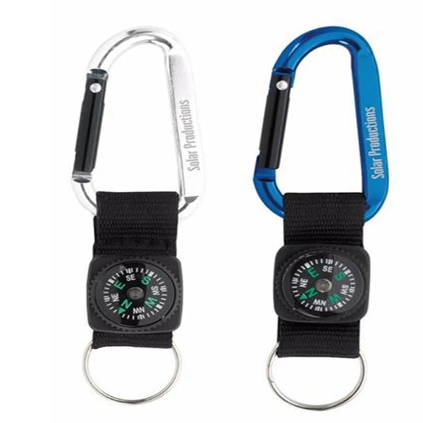 Carabiner with Compass