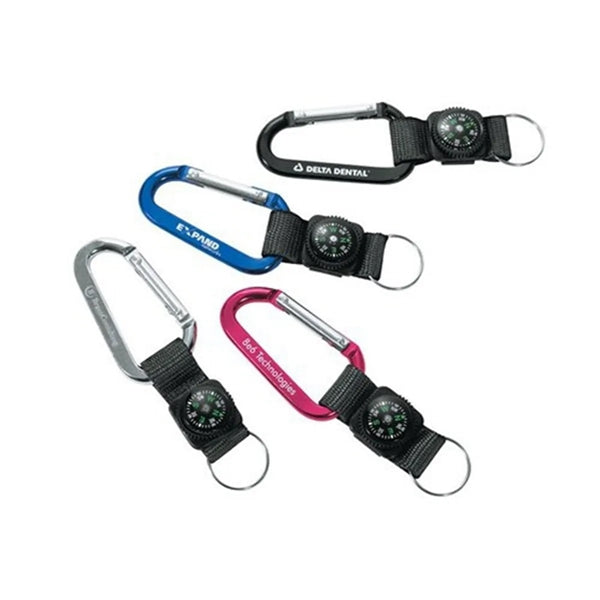 Carabiner with Compass