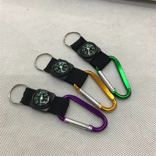 Carabiner with Compass