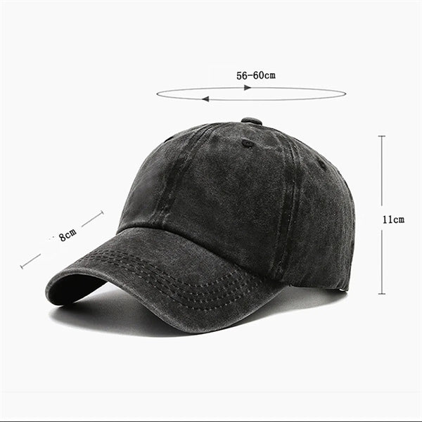 Washed Cotton Baseball Caps
