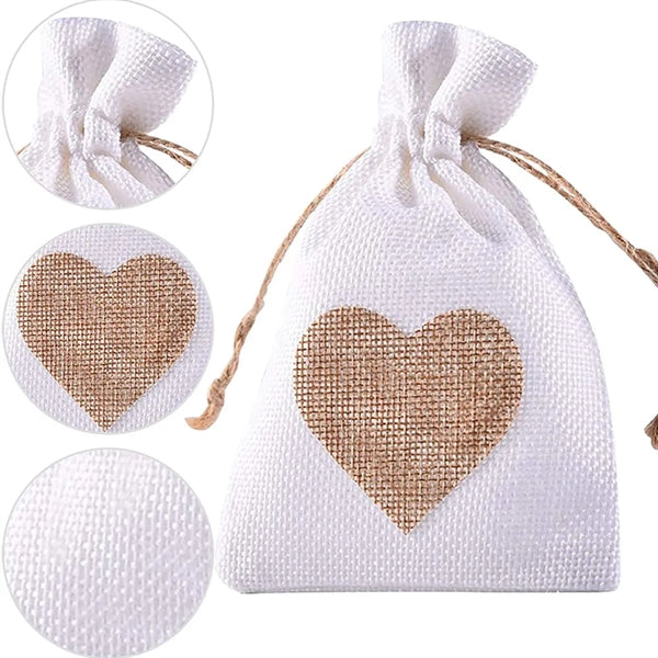 Drawstring Burlap Gift Bag