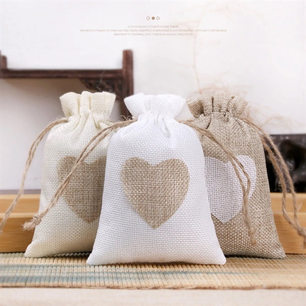 Drawstring Burlap Gift Bag