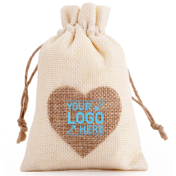 Drawstring Burlap Gift Bag