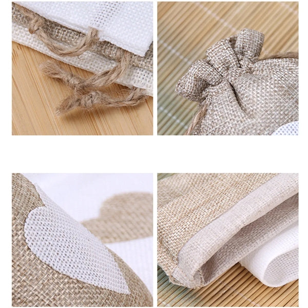 Drawstring Burlap Gift Bag