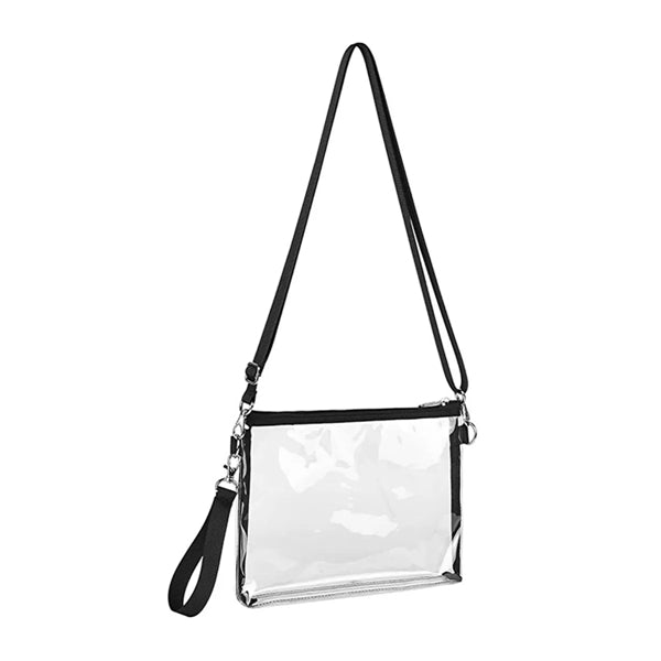 Stadium Approved Clear Crossbody Tote Bag